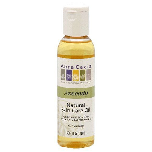 Aura Cacia Pure Aromatherapy Natural Skin Care Oil, Avocado - 4 Oz